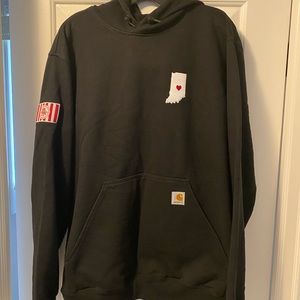 Carhartt hoodie (Barstool Indiana University theme)